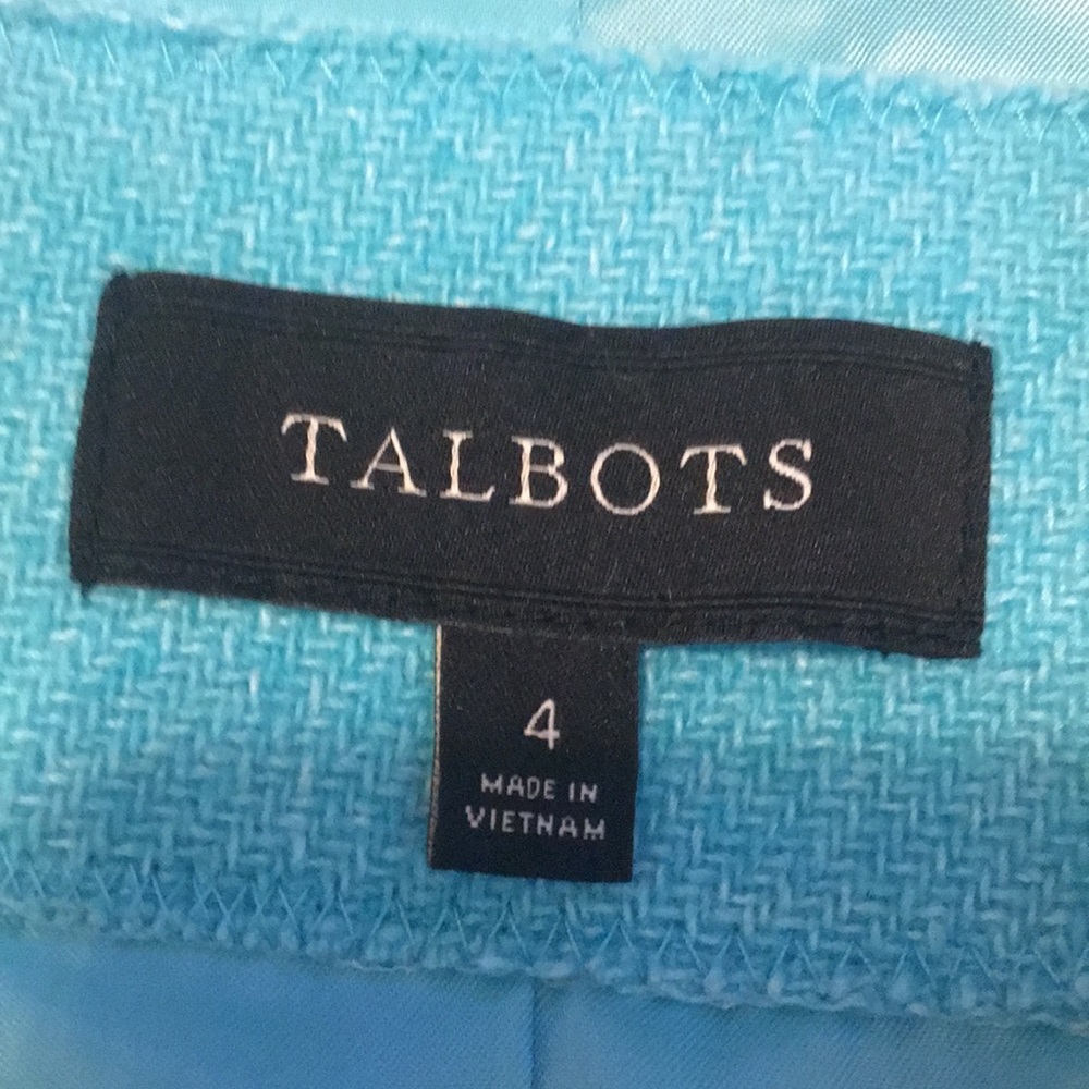 Talbots Teal Double Breasted Peacoat - image 2